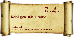 Wohlgemuth Laura névjegykártya